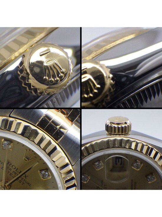 Rolex Datejust T Number 10 Points Diamond Index Sunray Champagne Color Dial main image 6